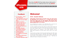Desktop Screenshot of affordableotr.com